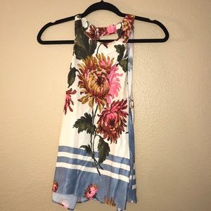 Size M Floral top from Zara